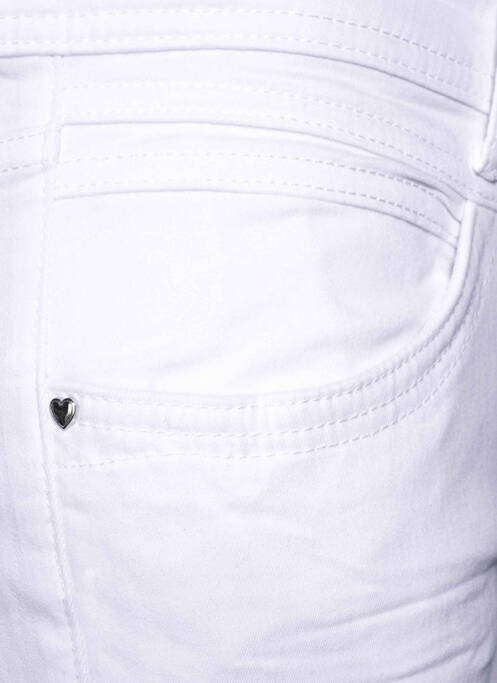 Blugi cu croială slim alb STREET ONE femeie