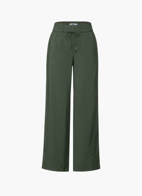 Pantalon evazat verde STREET ONE femeie