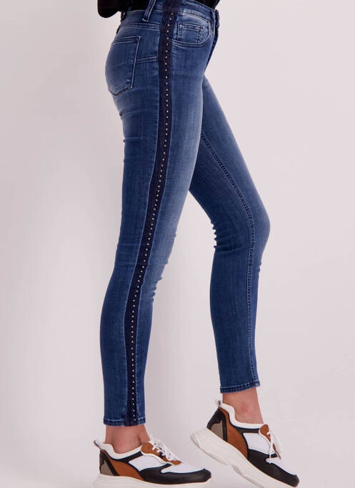 Blugi skinny albastru ASTRID BLACK LABEL femeie