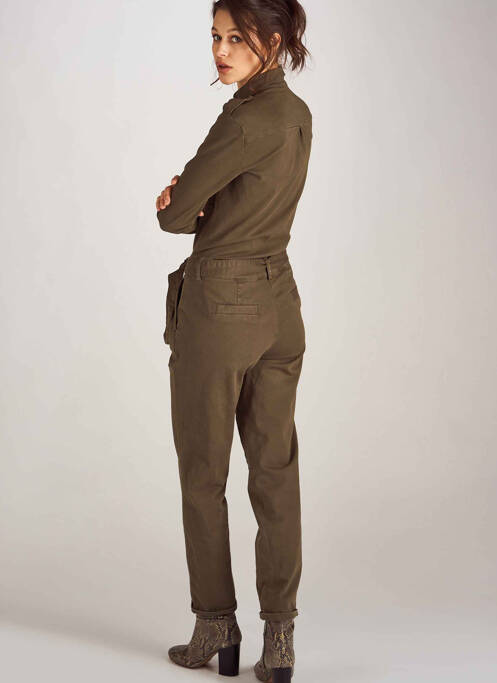 Salopetă-pantalon verde ASTRID BLACK LABEL femeie