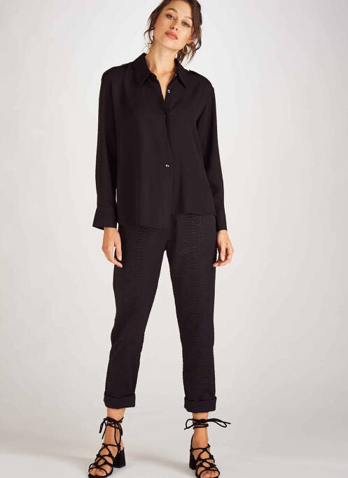 Pantalon slim negru ASTRID BLACK LABEL femeie