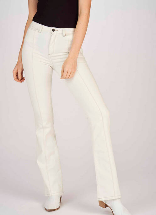 Blugi cu croială evazată bej ASTRID BLACK LABEL femeie