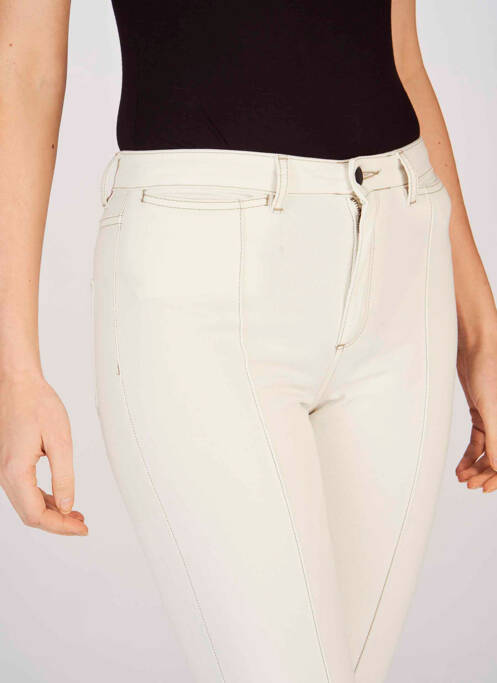 Blugi cu croială evazată bej ASTRID BLACK LABEL femeie