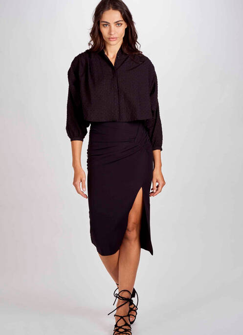 Cămașă negru ASTRID BLACK LABEL femeie