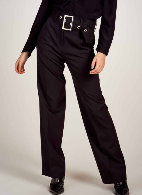 Pantalon drept negru ASTRID BLACK LABEL femeie