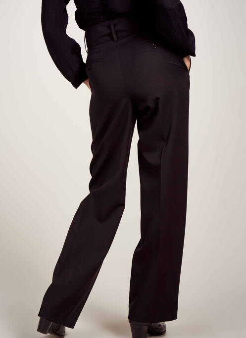 Pantalon drept negru ASTRID BLACK LABEL femeie