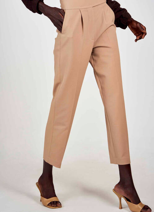 Pantalon 7/8 bej ASTRID BLACK LABEL femeie