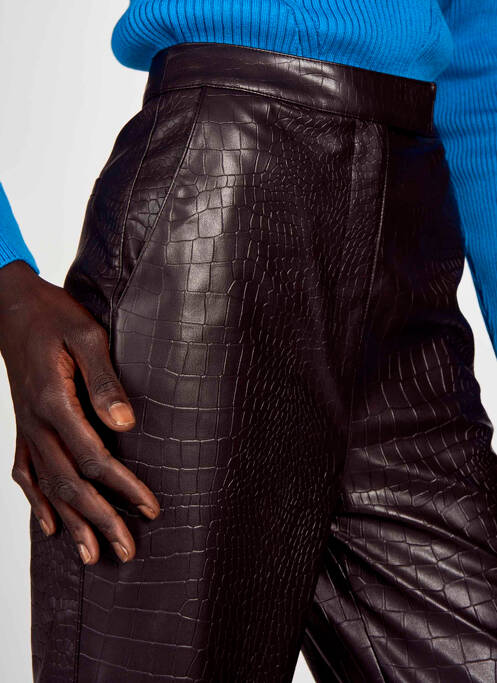 Pantalon trei sferturi maro ASTRID BLACK LABEL femeie