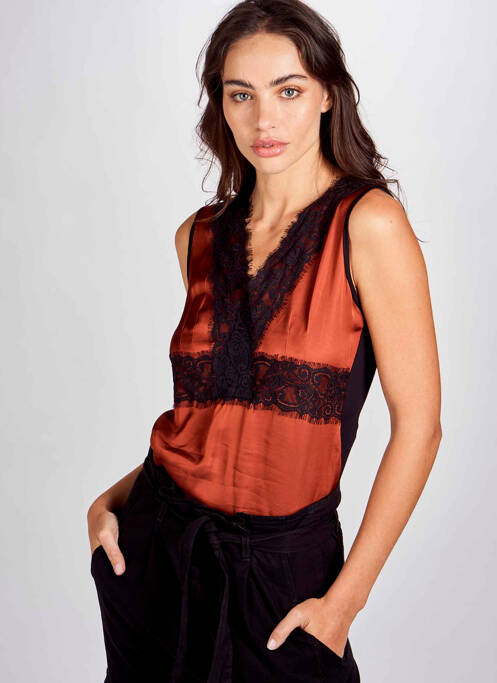 Cămașă maro ASTRID BLACK LABEL femeie