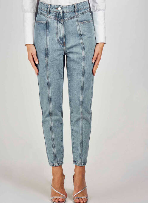 Blugi cu croială slim albastru ASTRID BLACK LABEL femeie