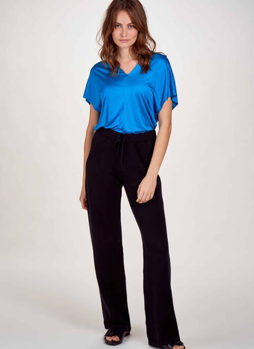 Pantalon evazat negru ASTRID BLACK LABEL femme