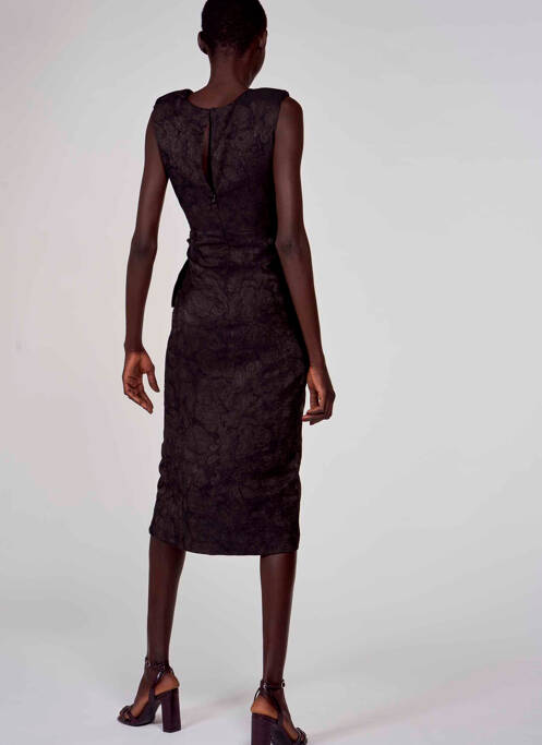 Rochie midi negru ASTRID BLACK LABEL femeie