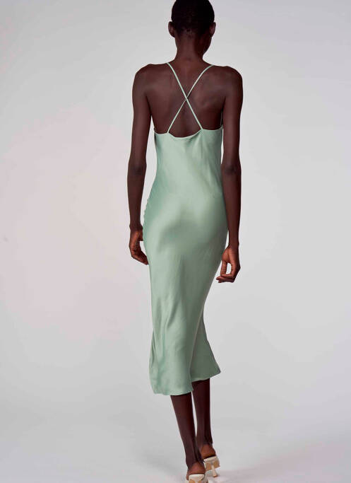 Rochie midi verde ASTRID BLACK LABEL femeie