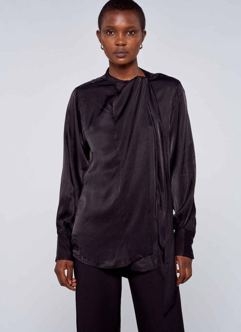 Cămașă negru ASTRID BLACK LABEL femeie