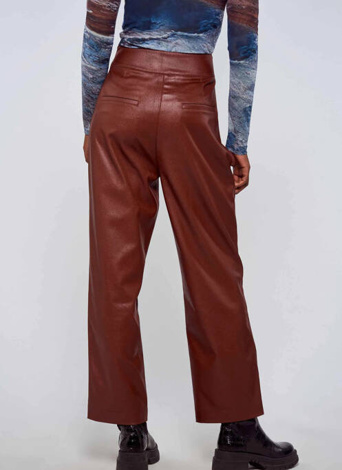 Pantalon evazat maro ASTRID BLACK LABEL femeie