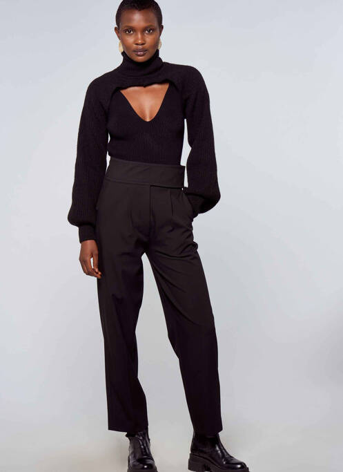 Pantalon chino negru ASTRID BLACK LABEL femeie