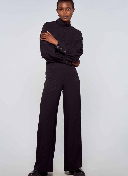 Pantalon evazat negru ASTRID BLACK LABEL femeie