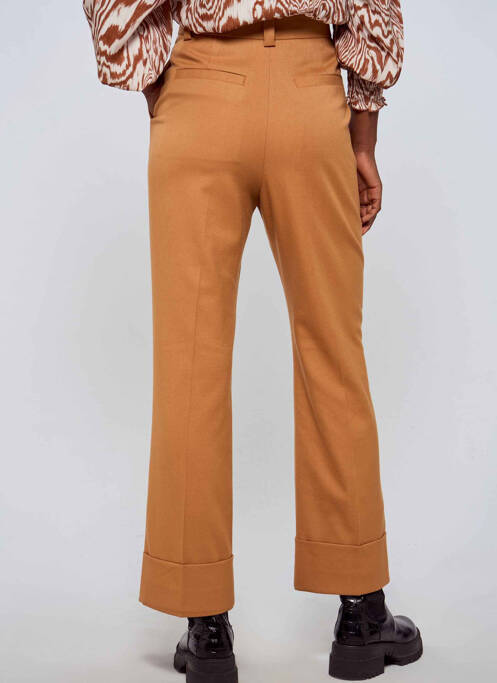 Pantalon larg maro ASTRID BLACK LABEL femeie