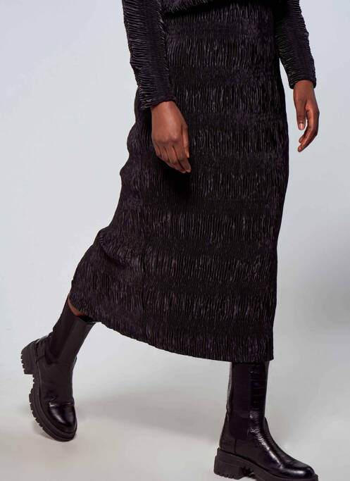 Fustă midi negru ASTRID BLACK LABEL femme