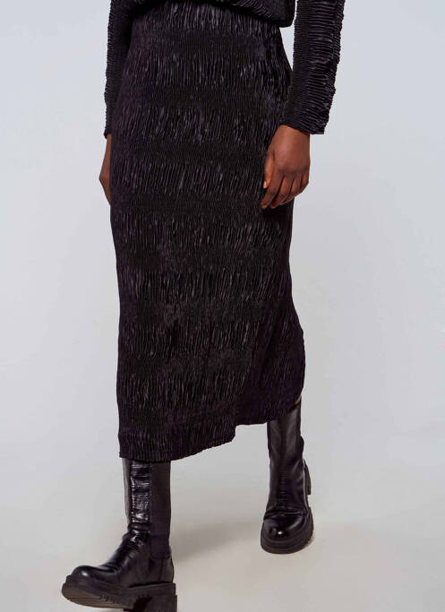 Fustă midi negru ASTRID BLACK LABEL femme