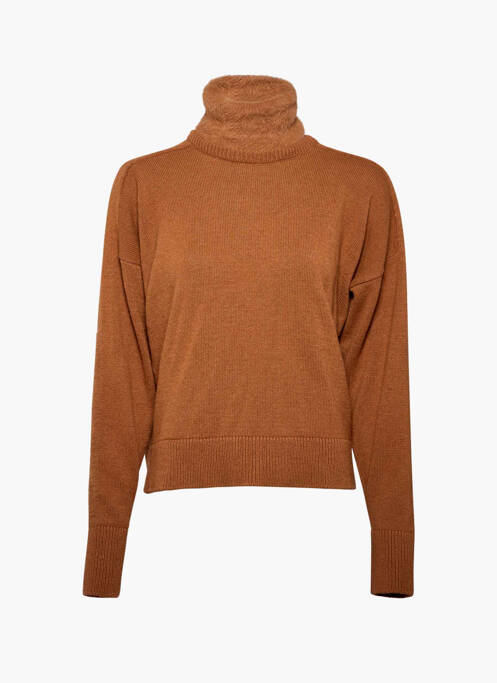 Pulover cu guler înalt maro ASTRID BLACK LABEL femeie
