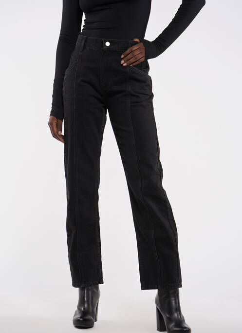 Blugi cu croială dreaptă negru ASTRID BLACK LABEL femeie