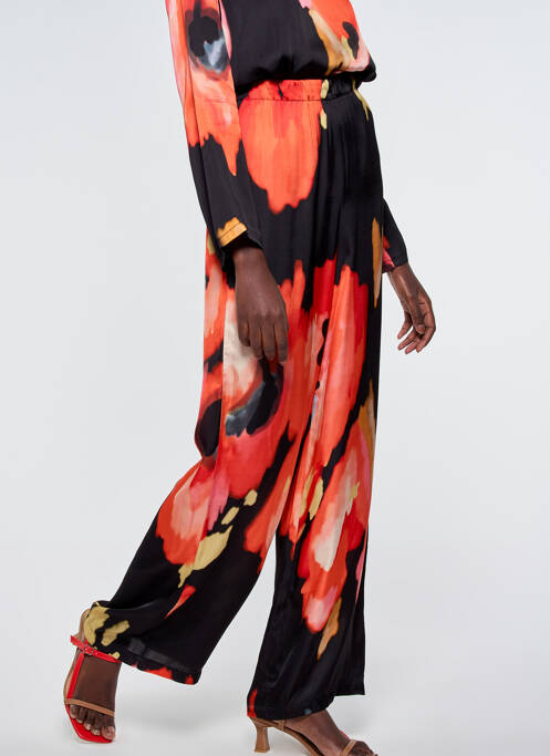 Pantalon evazat multicolor ASTRID BLACK LABEL femeie