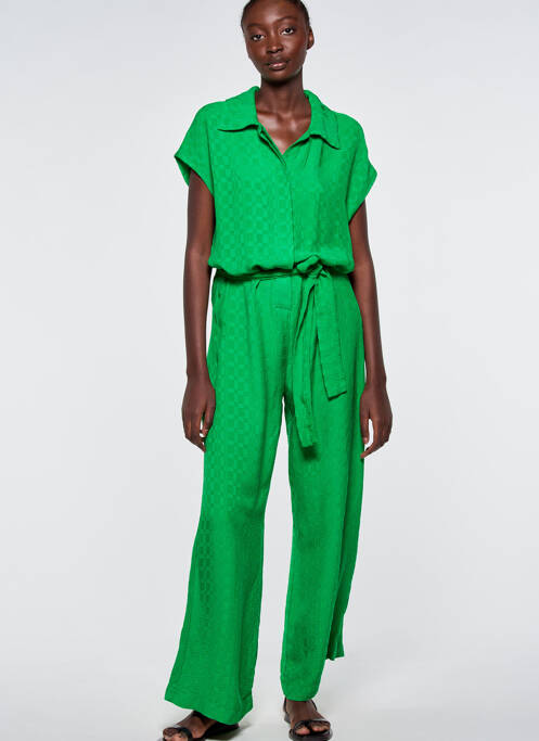 Salopetă-pantalon verde ASTRID BLACK LABEL femeie