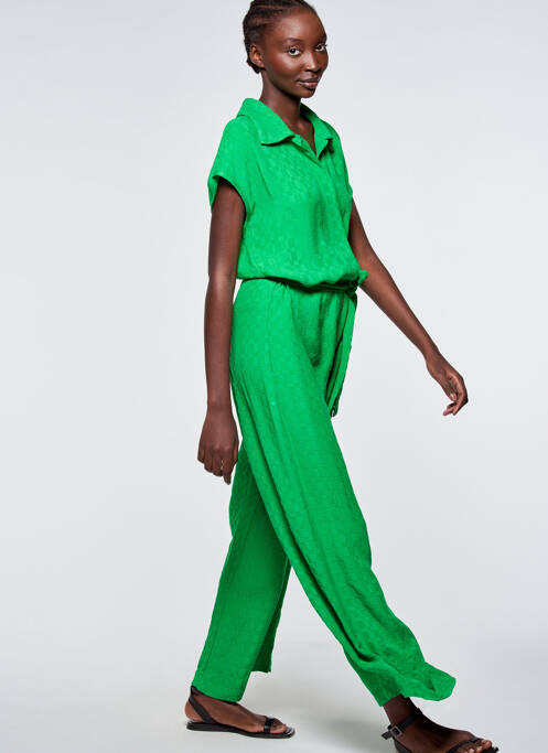 Salopetă-pantalon verde ASTRID BLACK LABEL femeie