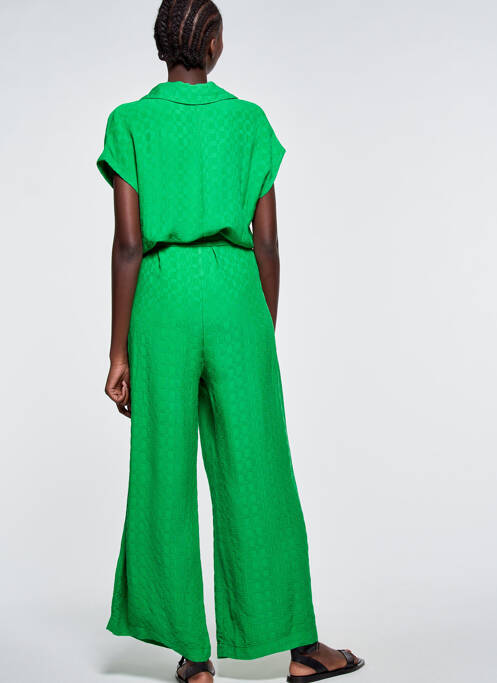 Salopetă-pantalon verde ASTRID BLACK LABEL femeie