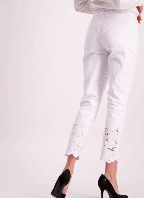 Blugi skinny alb ASTRID BLACK LABEL femeie