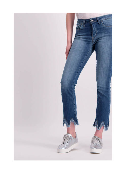 Blugi cu croială slim albastru ASTRID BLACK LABEL femme