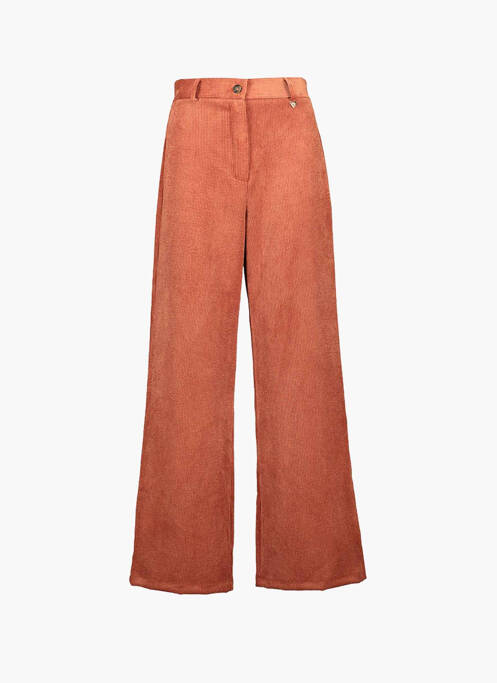 Pantalon drept portocaliu AMELIE & AMELIE femeie