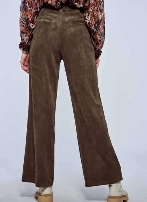 Pantalon evazat verde AMELIE & AMELIE femeie
