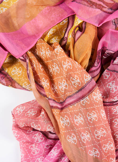 Eșarfă roz GUESS femeie