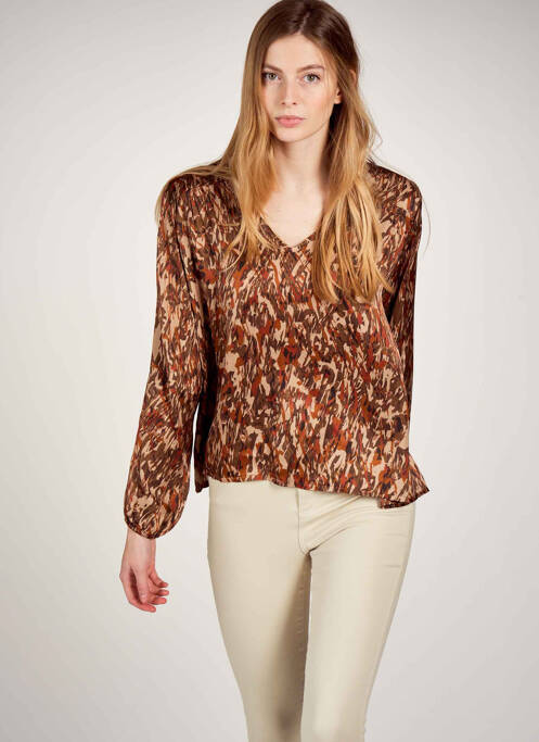 Cămașă maro BELLITA femeie