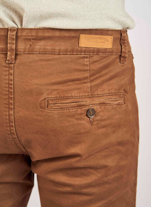 Pantalon chino maro BRUCE & BUTLER  bărbat