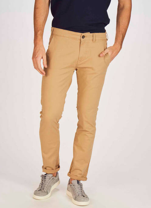 Pantalon chino bej BRUCE & BUTLER  bărbat