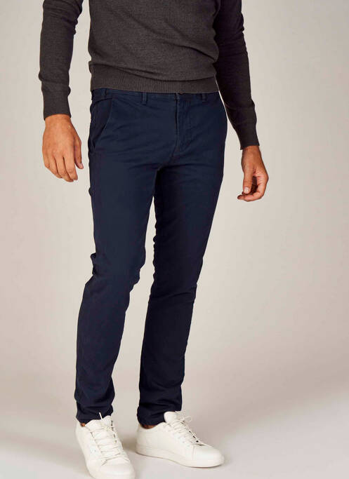 Pantalon chino albastru BRUCE & BUTLER  bărbat