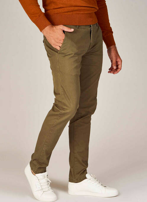 Pantalon chino verde BRUCE & BUTLER  bărbat