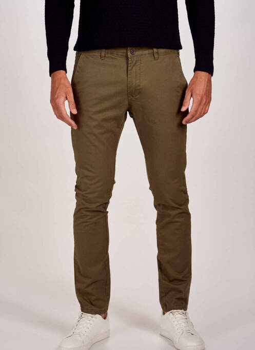Pantalon chino verde BRUCE & BUTLER  bărbat