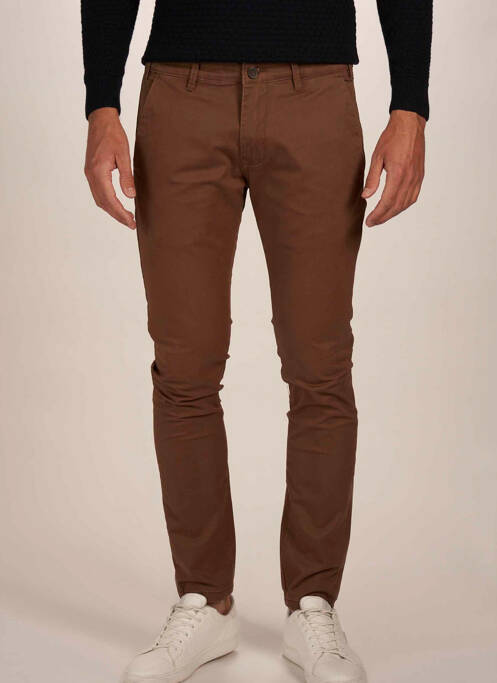 Pantalon chino maro BRUCE & BUTLER  bărbat