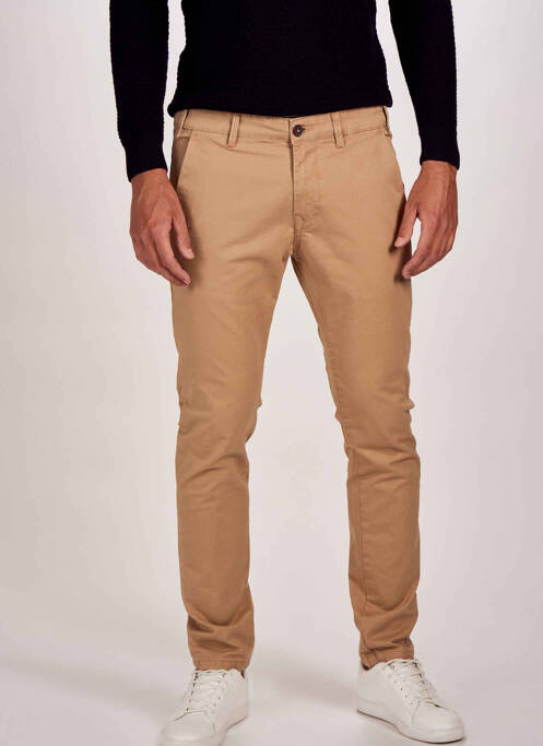 Pantalon chino bej BRUCE & BUTLER  bărbat