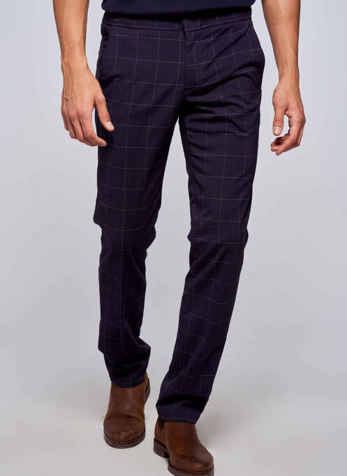 Pantalon chino albastru BRUCE & BUTLER  bărbat