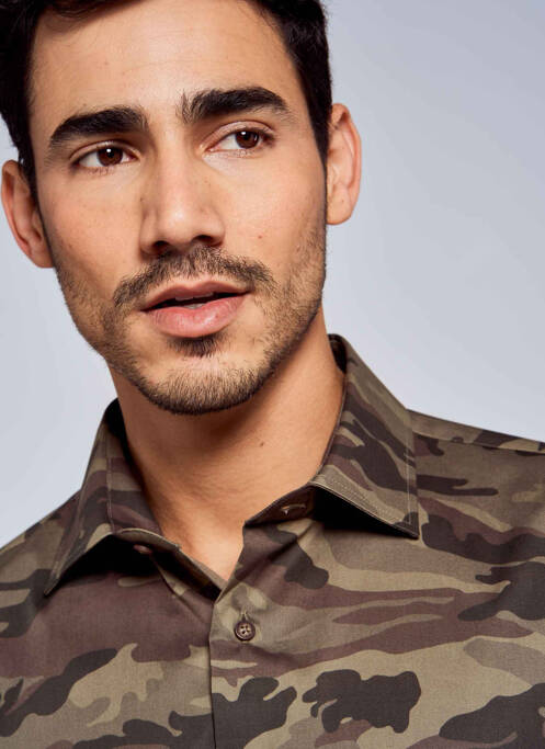 Cămașă cu mâneci lungi verde BRUCE & BUTLER  bărbat