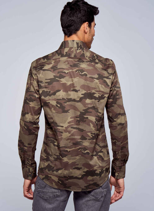 Cămașă cu mâneci lungi verde BRUCE & BUTLER  bărbat