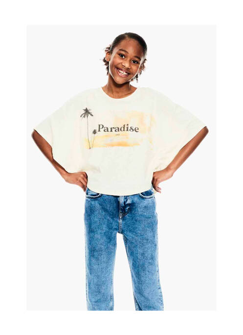 Tricou alb GARCIA fată