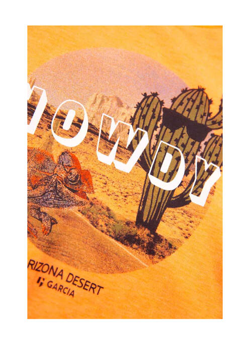 Tricou portocaliu GARCIA băiat