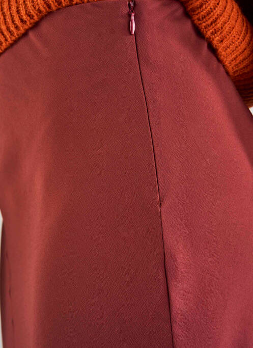 Fustă midi roșu CLOUDS OF FASHION femeie