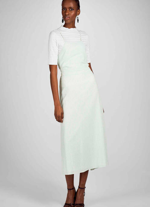 Rochie midi verde CLOUDS OF FASHION femeie